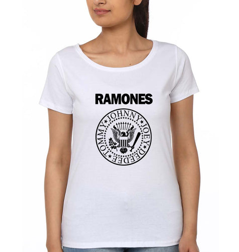 Ramones T-Shirt for Women-White-Ektarfa.online