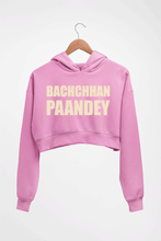 Load image into Gallery viewer, Bachchan Pandey Crop HOODIE FOR WOMEN-Light Baby Pink-Ektarfa.online
