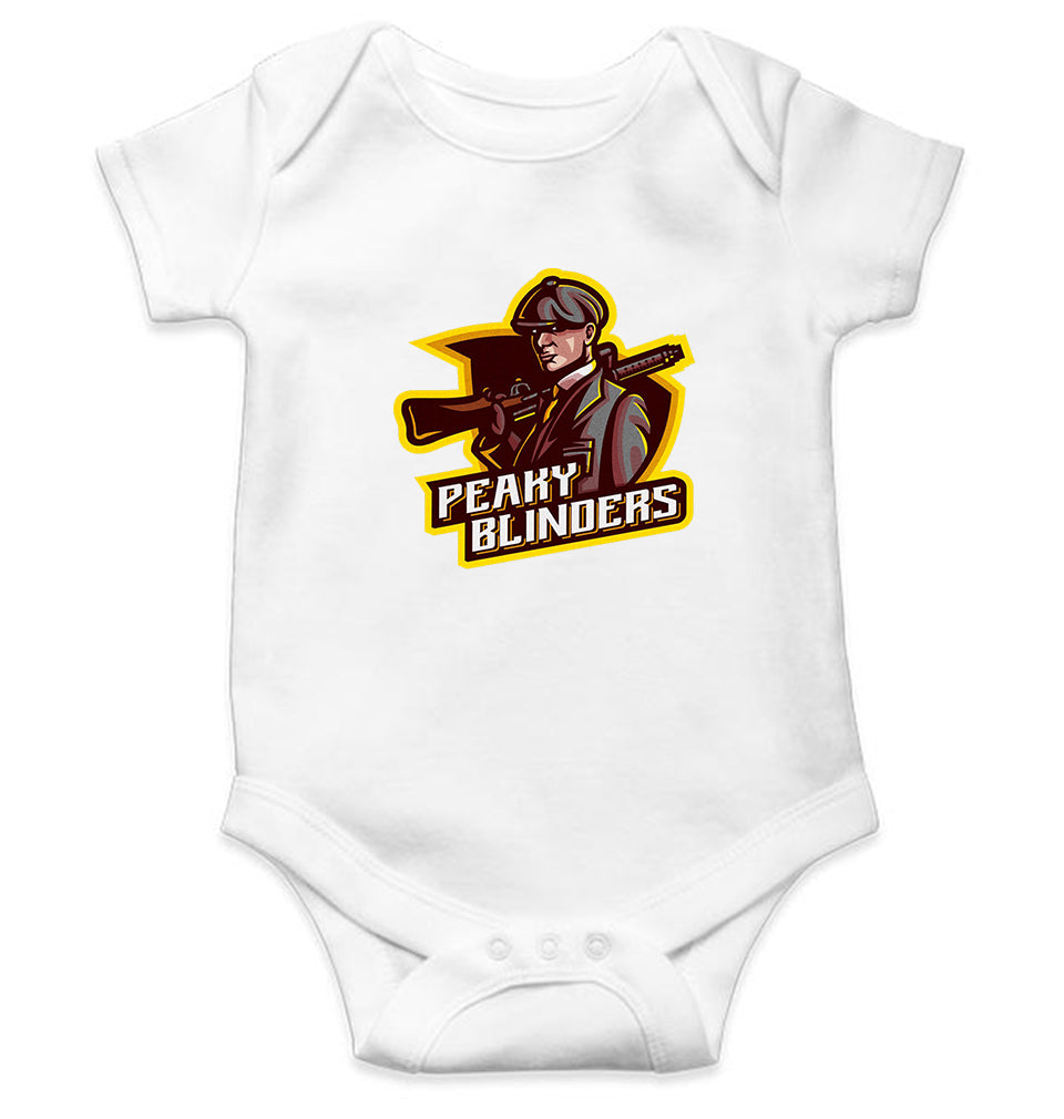 Peaky Blinders Kids Romper Kids Romper For Baby Boy/Girl-0-5 Months(18 Inches)-White-Ektarfa.online