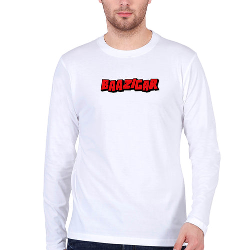 Baazigar Full Sleeves T-Shirt for Men-White-Ektarfa.online