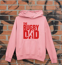 Load image into Gallery viewer, Rugby Dad Unisex Hoodie for Men/Women-Light Pink-Ektarfa.online
