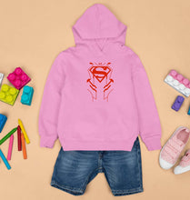 Load image into Gallery viewer, Superman Superhero Kids Hoodie for Boy/Girl-Light Baby Pink-Ektarfa.online
