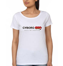 Load image into Gallery viewer, CYBORG009 CALL OF JUSTICE T-Shirt for Women-White-Ektarfa.online
