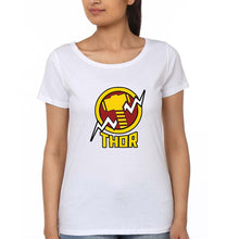 Load image into Gallery viewer, Thor Superhero T-Shirt for Women-White-Ektarfa.online
