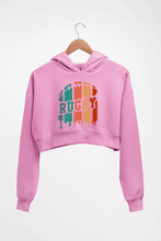 Load image into Gallery viewer, Rugby Crop HOODIE FOR WOMEN-Light Baby Pink-Ektarfa.online
