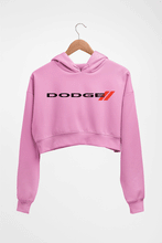 Load image into Gallery viewer, Dodge Crop HOODIE FOR WOMEN-Light Baby Pink-Ektarfa.online
