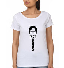 Load image into Gallery viewer, Dwight Schrute T-Shirt for Women-White-Ektarfa.online
