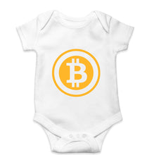 Load image into Gallery viewer, Cryptocurrency Bitcoin Kids Romper For Baby Boy/Girl-White-Ektarfa.online
