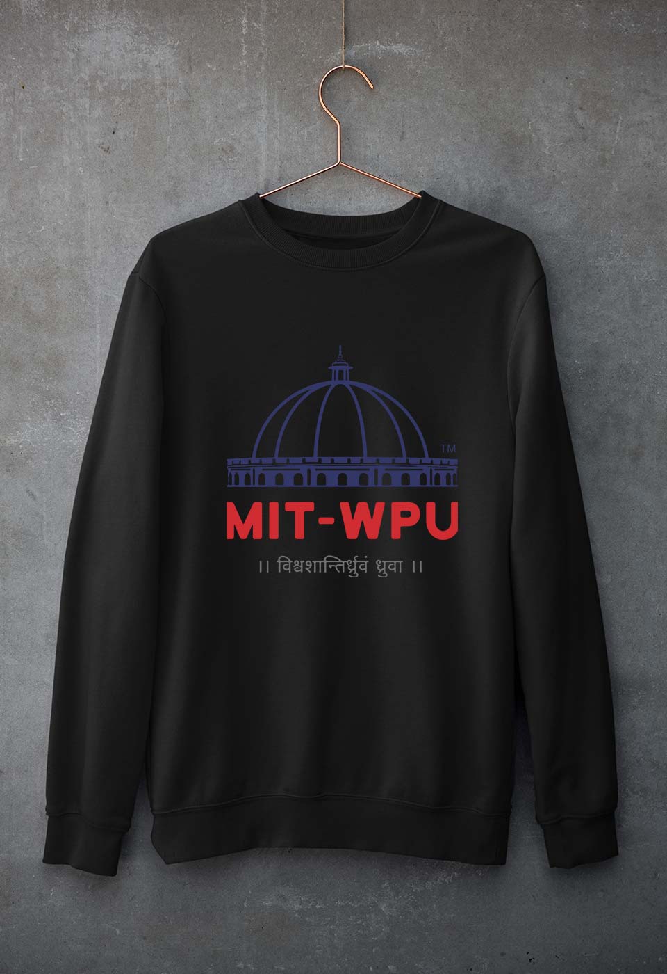 MIT World Peace University Unisex Sweatshirt for Men/Women-Black-Ektarfa.online