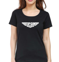 Load image into Gallery viewer, Top Gun T-Shirt for Women-Black-Ektarfa.online
