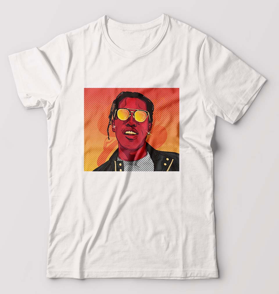 Asap Rocky T-Shirt for Men-White-Ektarfa.online