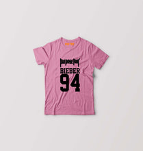 Load image into Gallery viewer, Purpose Tour Bieber Kids T-Shirt for Boy/Girl-Pink-Ektarfa.online
