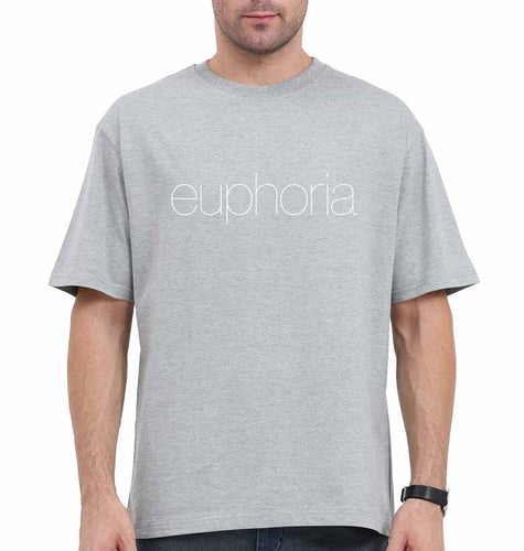 Euphoria Oversized T-Shirt for Men-Grey-Ektarfa.online