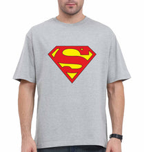 Load image into Gallery viewer, Superman Oversized T-Shirt for Men-Grey-Ektarfa.online
