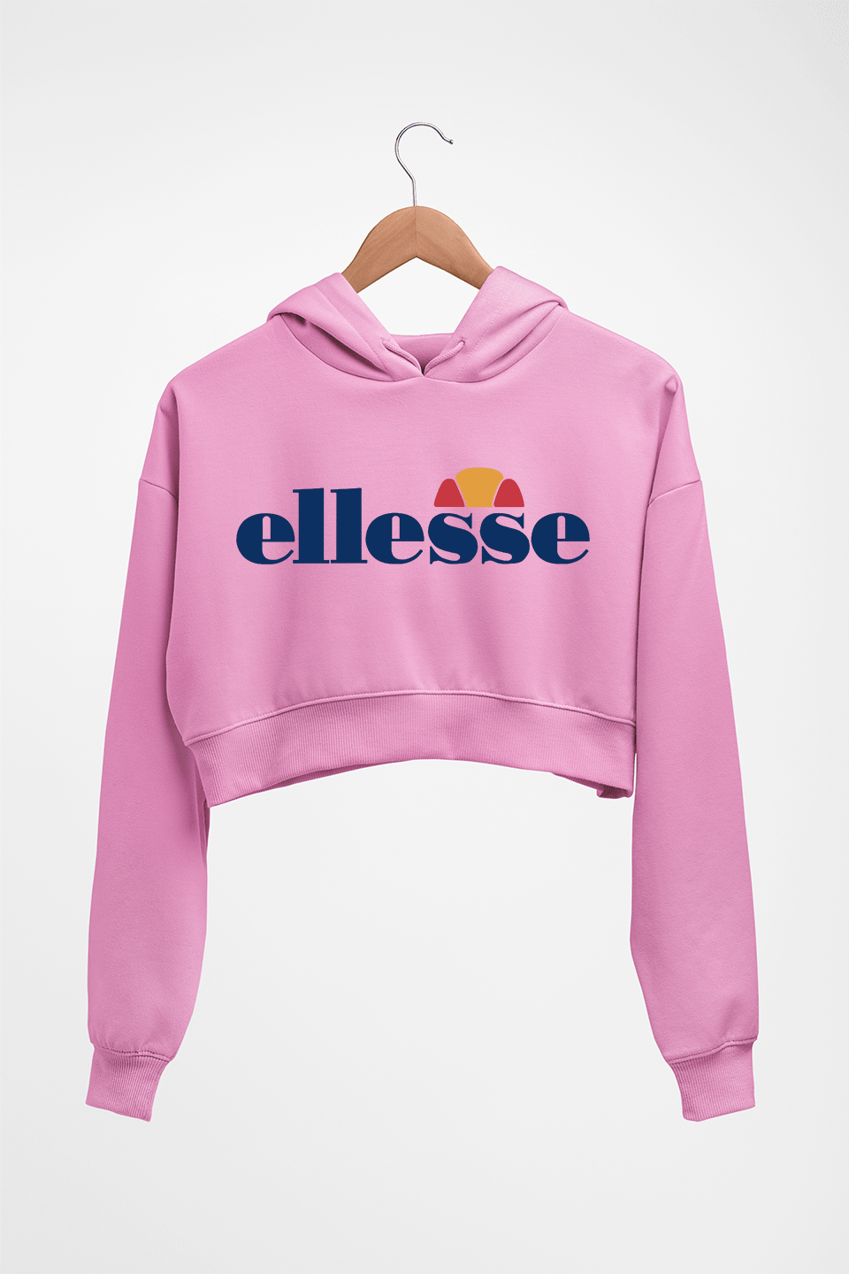 Ellesse Crop HOODIE FOR WOMEN-Light Baby Pink-Ektarfa.online