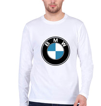 Load image into Gallery viewer, BMW Full Sleeves T-Shirt for Men-White-Ektarfa.online
