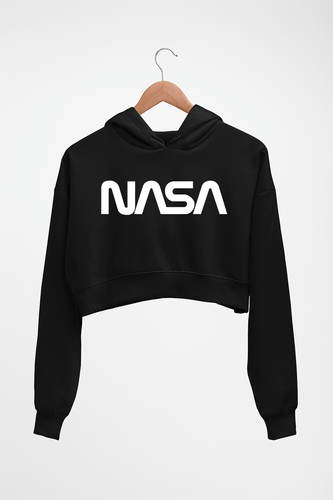 Nasa Crop HOODIE FOR WOMEN-Black-Ektarfa.online