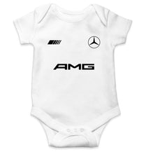 Load image into Gallery viewer, AMG Mercedes Benz Kids Romper For Baby Boy/Girl-0-5 Months(18 Inches)-White-Ektarfa.online
