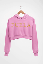 Load image into Gallery viewer, Furla Crop HOODIE FOR WOMEN-Light Baby Pink-Ektarfa.online
