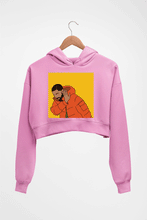 Load image into Gallery viewer, Drake Crop HOODIE FOR WOMEN-Light Baby Pink-Ektarfa.online
