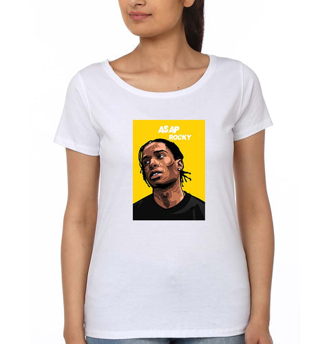 Asap Rocky T-Shirt for Women-White-Ektarfa.online