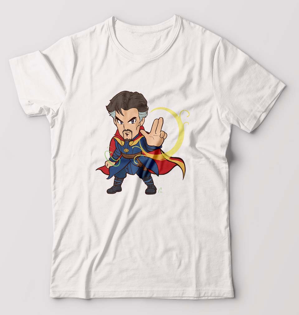 Doctor Strange Superhero T-Shirt for Men-White-Ektarfa.online
