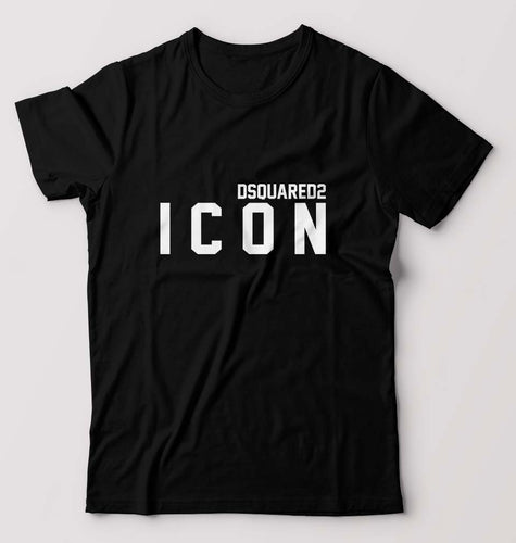 DSQUARED - ICON T-Shirt for Men-Black-Ektarfa.online