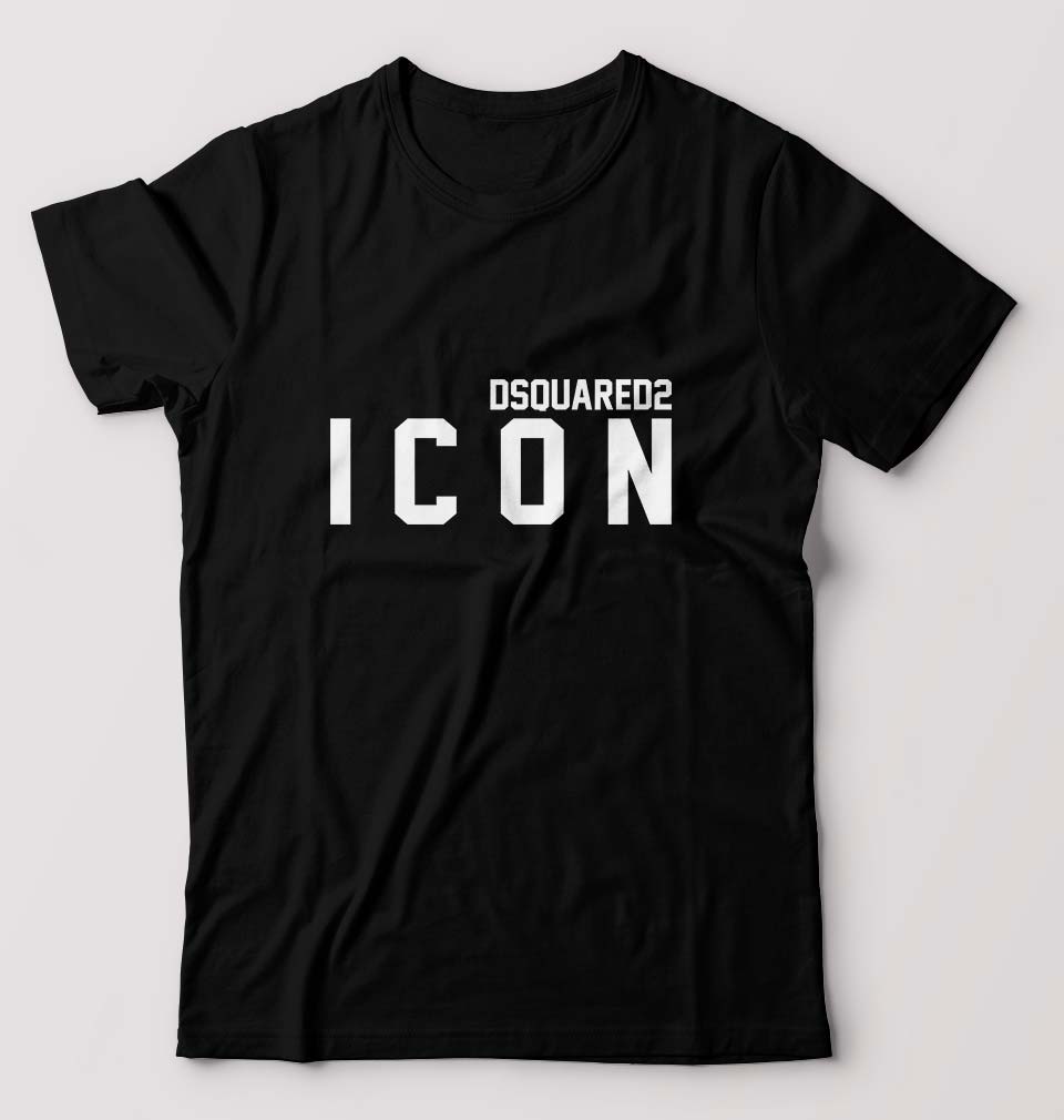 DSQUARED - ICON T-Shirt for Men-Black-Ektarfa.online