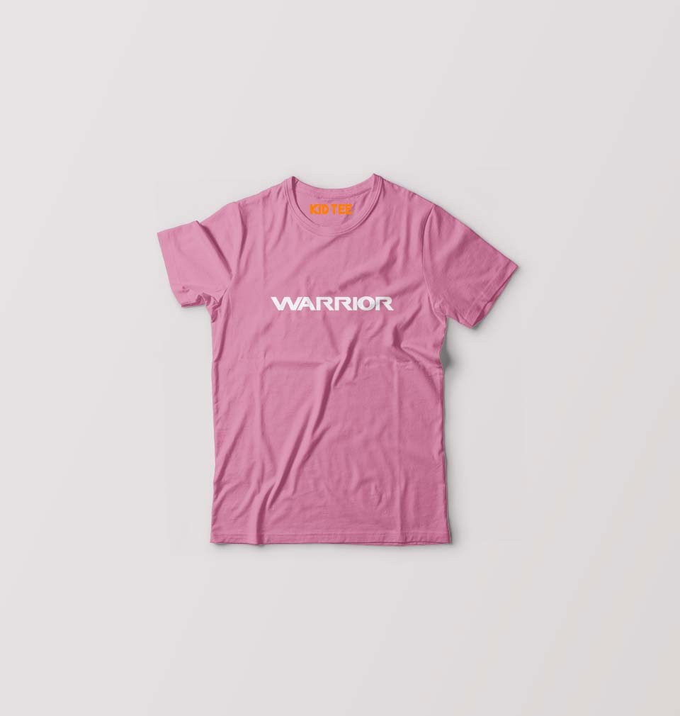 Warrior Kids T-Shirt for Boy/Girl-Pink-Ektarfa.online