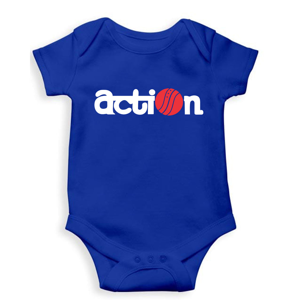 Action Kids Romper For Baby Boy/Girl-Royal Blue-Ektarfa.online