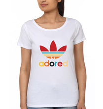 Load image into Gallery viewer, Adored T-Shirt for Women-White-Ektarfa.online
