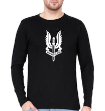 Load image into Gallery viewer, Who Dares Wins Balidaan Army Full Sleeves T-Shirt for Men-Black-Ektarfa.online
