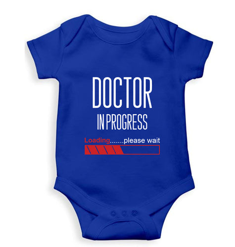 Doctor in progress Kids Romper For Baby Boy/Girl-0-5 Months(18 Inches)-Royal Blue-Ektarfa.online