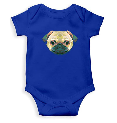 TRIANGLE_DOG Kids Romper For Baby Boy/Girl-0-5 Months(18 Inches)-Royal Blue-Ektarfa.online