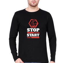 Load image into Gallery viewer, Gym Full Sleeves T-Shirt for Men-Black-Ektarfa.online
