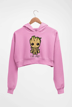Load image into Gallery viewer, Groot Crop HOODIE FOR WOMEN-Light Baby Pink-Ektarfa.online
