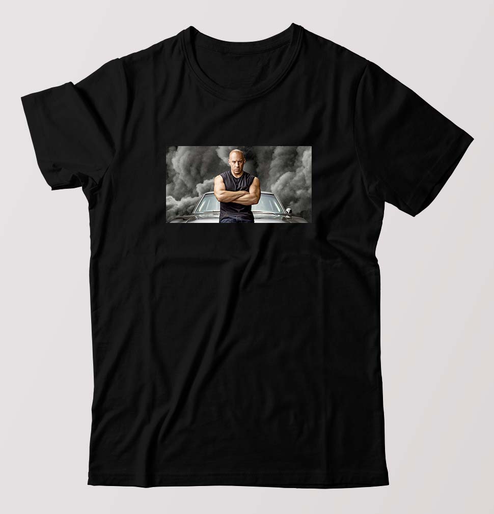 Fast X Vin Diesel T-Shirt for Men-Black-Ektarfa.online