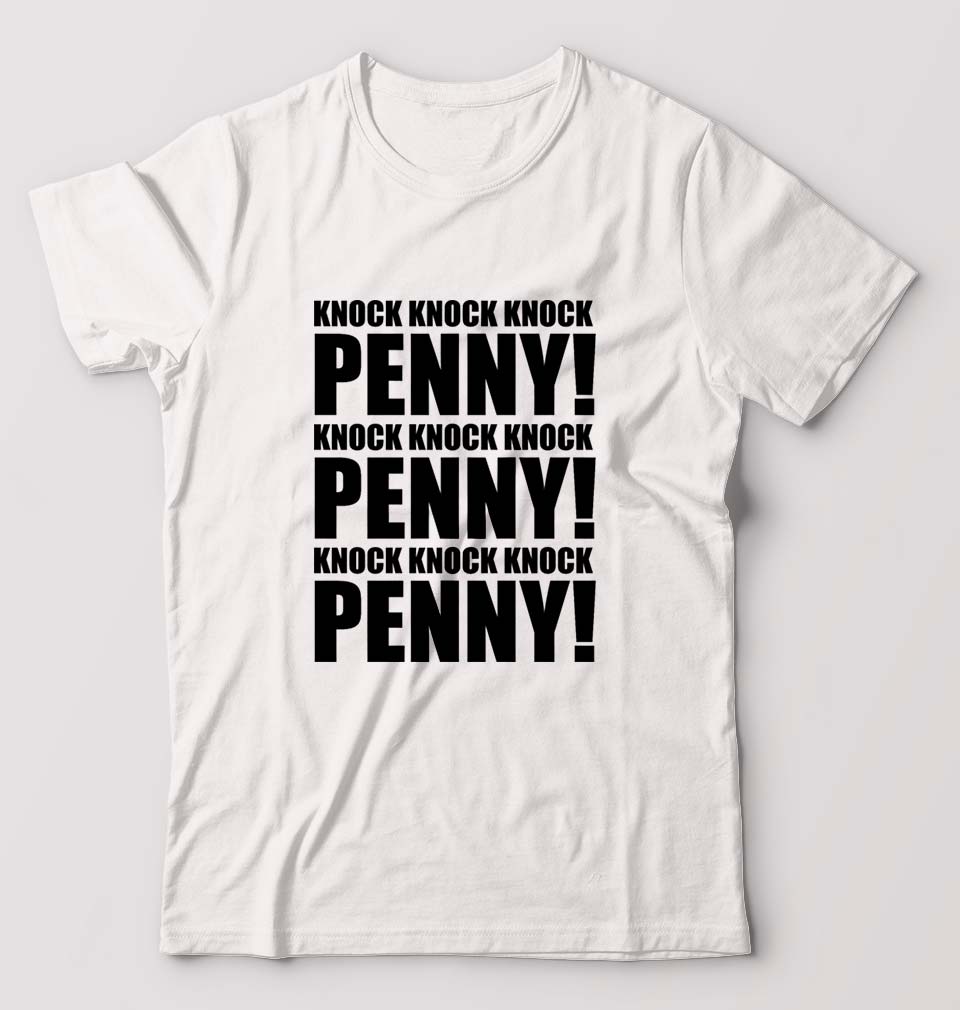 the big bang theory Penny T-Shirt for Men-White-Ektarfa.online