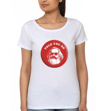 Load image into Gallery viewer, Karl Marx T-Shirt for Women-White-Ektarfa.online
