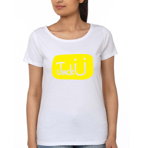 Jack u T-Shirt for Women-White-Ektarfa.online