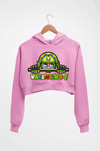 Load image into Gallery viewer, Valentino Rossi(VR 46) Crop HOODIE FOR WOMEN-Light Baby Pink-Ektarfa.online

