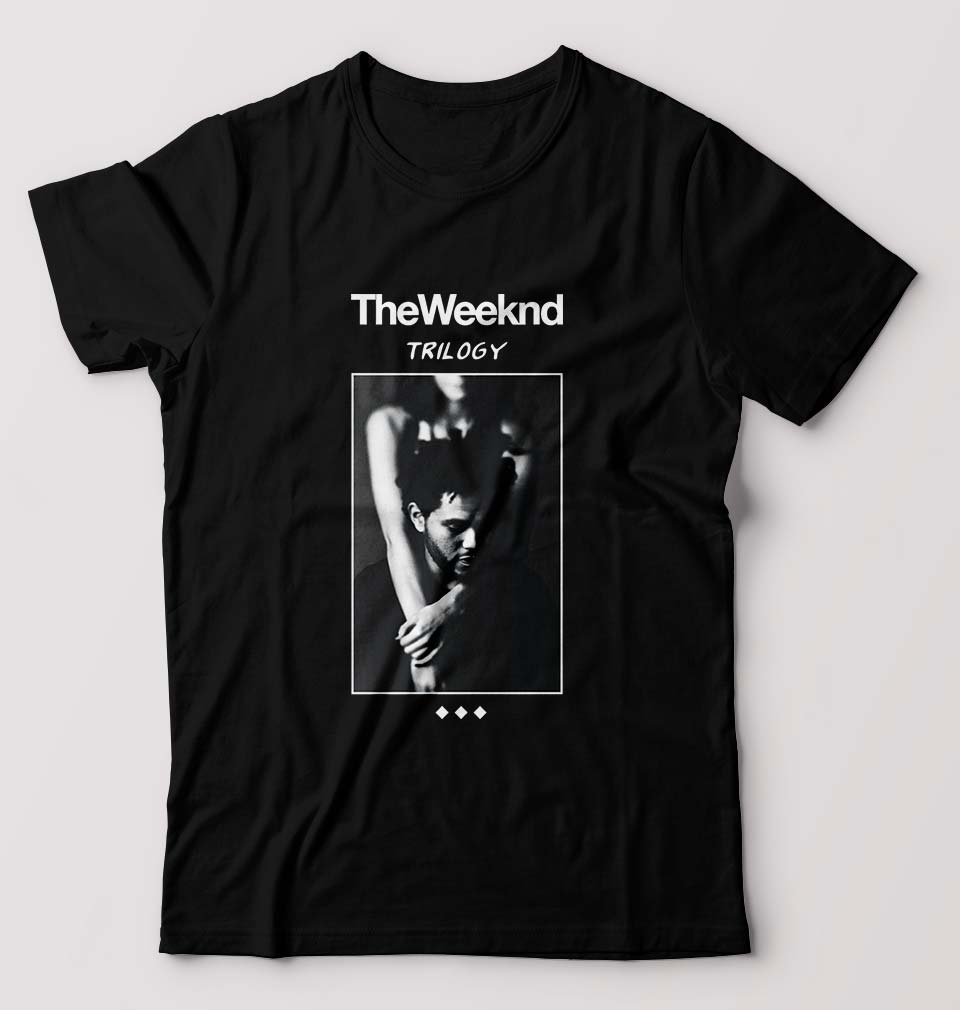 The Weeknd Trilogy T-Shirt for Men-Black-Ektarfa.online