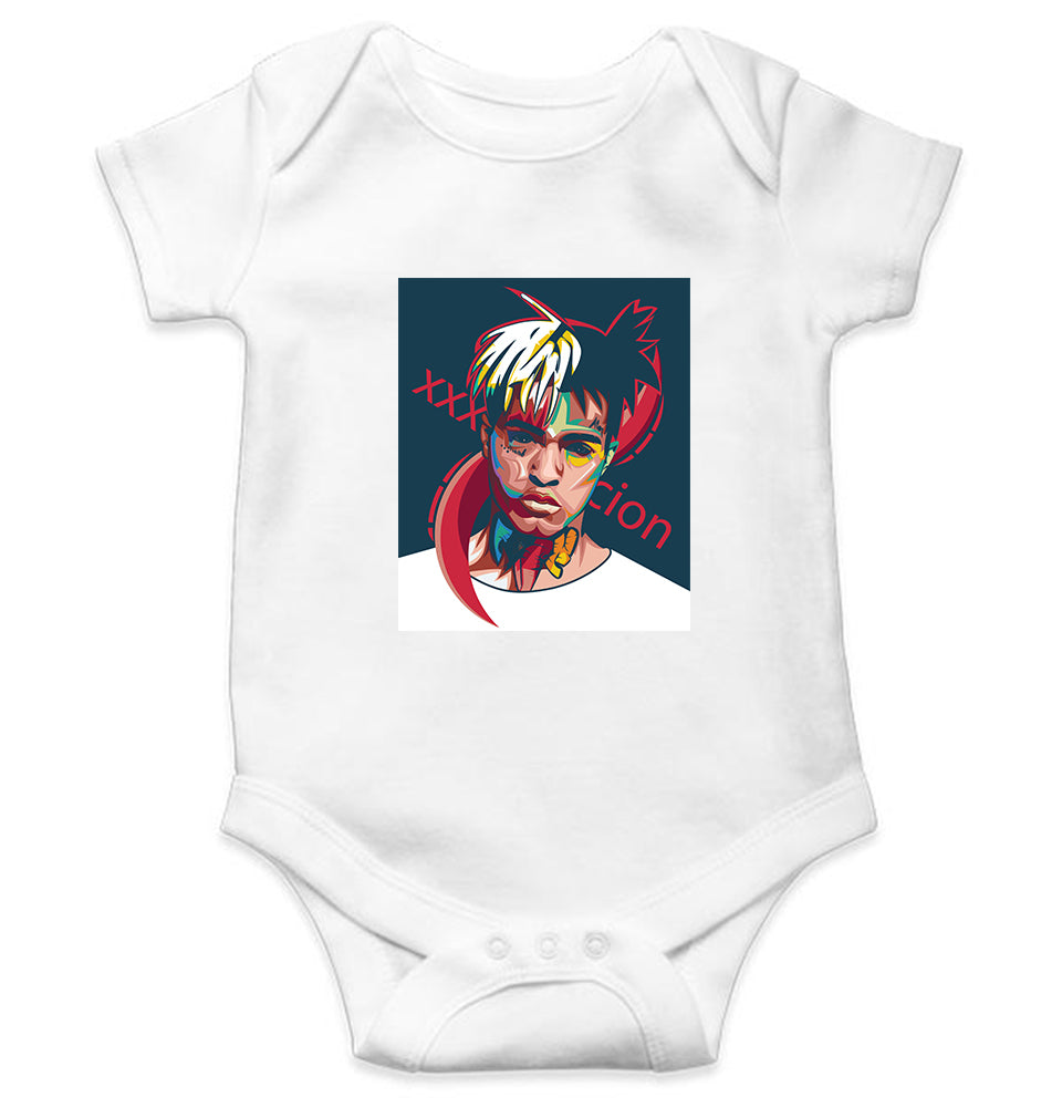 XXXtentacion Kids Romper Kids Romper For Baby Boy/Girl-0-5 Months(18 Inches)-White-Ektarfa.online