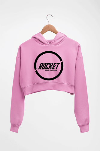Ronnie O'Sullivan Snooker Crop HOODIE FOR WOMEN-Light Baby Pink-Ektarfa.online
