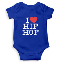 Load image into Gallery viewer, I Love Hip Hop Kids Romper For Baby Boy/Girl-0-5 Months(18 Inches)-Royal Blue-Ektarfa.online
