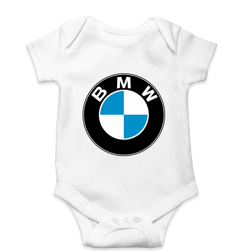 BMW Kids Romper For Baby Boy/Girl-White-Ektarfa.online