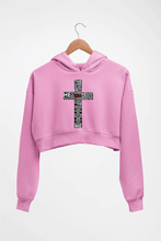 Load image into Gallery viewer, God Crop HOODIE FOR WOMEN-Light Baby Pink-Ektarfa.online
