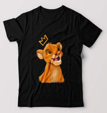 Load image into Gallery viewer, Lion King Simba T-Shirt for Men-Black-Ektarfa.online
