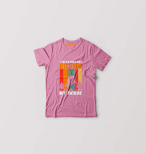 Load image into Gallery viewer, Horse Riding Kids T-Shirt for Boy/Girl-Pink-Ektarfa.online
