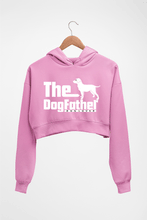 Load image into Gallery viewer, Dog Father Crop HOODIE FOR WOMEN-Light Baby Pink-Ektarfa.online
